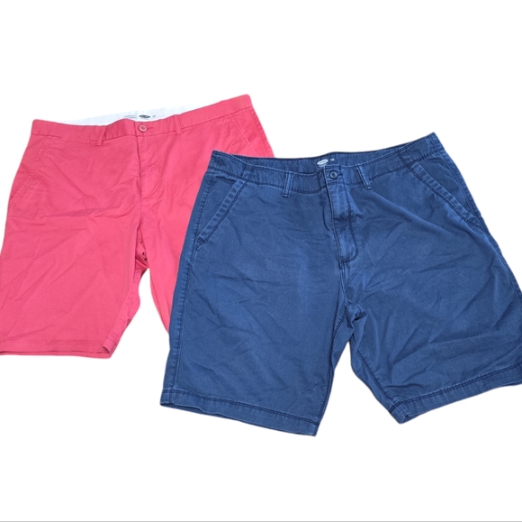 4 Mens size 40 Shorts (2 st John's bay and 2 old navy) Comfort stretch, Ultimate - Picture 4 of 6